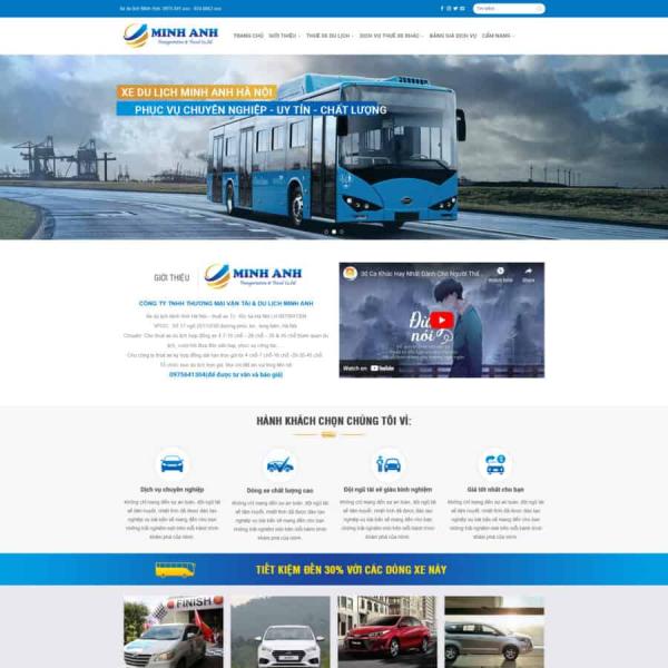 Theme WordPress cho thuê xe 5