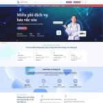 Theme WordPress phòng khám tiêm chủng 2