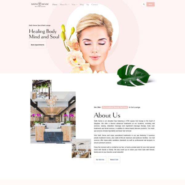 Theme WordPress tiệm nail đẹp