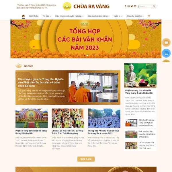 Theme WordPress chùa