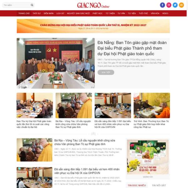 Theme WordPress chùa 2