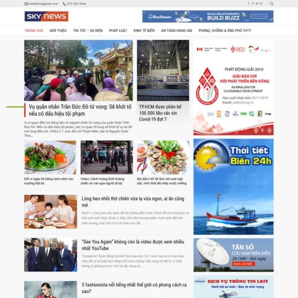 Theme WordPress tin tức 17