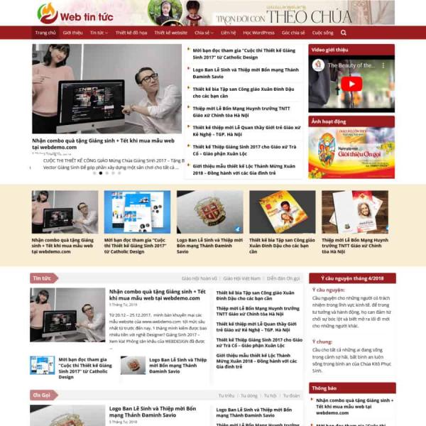 Theme WordPress tin tức 2