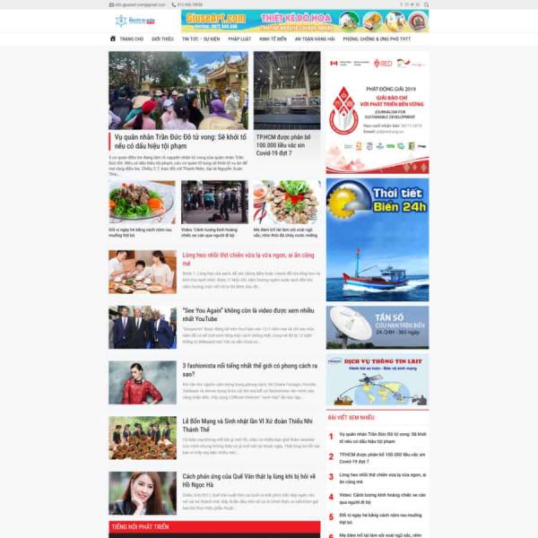 Theme WordPress tin tức 3