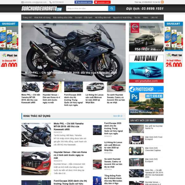 Theme WordPress tin tức 5