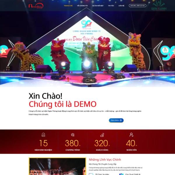 Theme WordPress tổ chức sự kiện