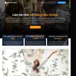 Theme WordPress lading pape top việc