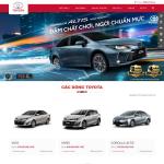 Theme WordPress bán xe Toyota 3