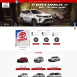 Theme WordPress ô tô Toyota