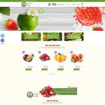 Theme WordPress bán trái cây 1