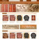 Theme WordPress bán tranh gổ