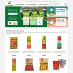 Theme WordPress bán trà xanh 1
