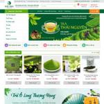 Theme WordPress trà xanh 4