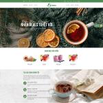 Theme WordPress bán trà sữa, trà xanh 5