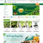 Theme WordPress bán trà xanh