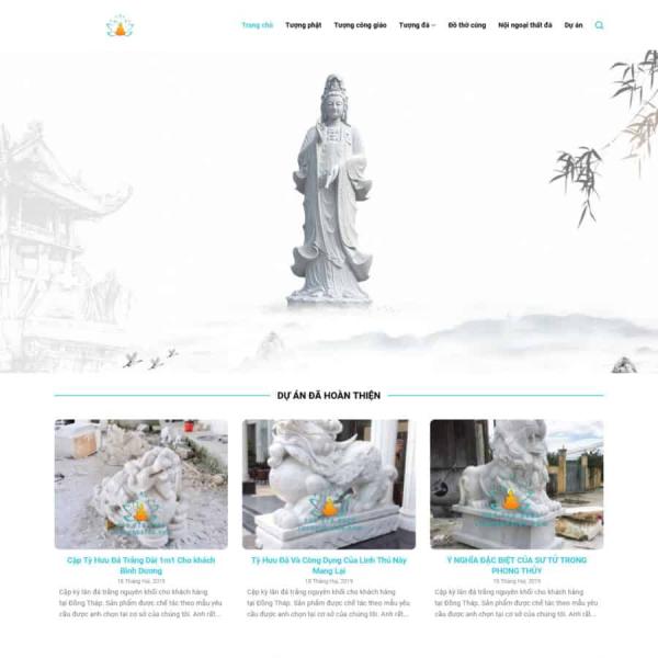 Theme WordPress bán tượng phật