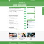 Theme WordPress tuyển dụng có chức năng member đăng tin