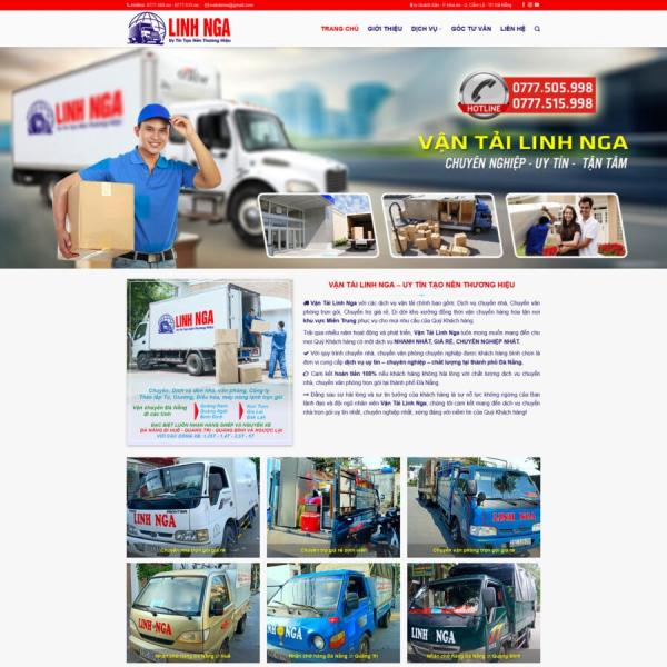 Theme WordPress dịch vụ vận tải chuyển nhà