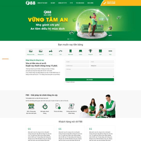 Theme WordPress vay tiền