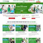 Theme WordPress vệ sinh công nghiệp