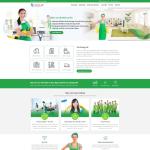 Theme WordPress dịch vụ vệ sinh