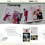 Theme WordPress dịch vụ cưới hỏi, decor wedding 1