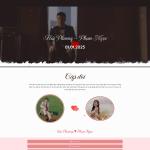 Theme WordPress thiệp cưới có chức năng lưu bút
