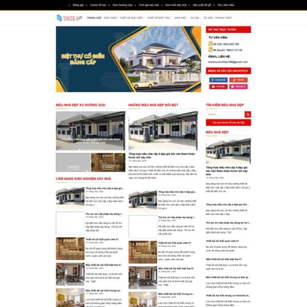 Theme WordPress công ty xây dựng 03