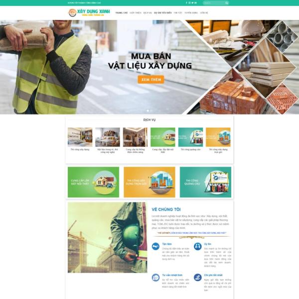 Theme WordPress công ty xây dựng 7