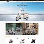 Theme WordPress bán xe điện 2