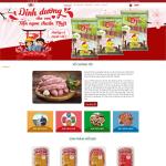 Theme WordPress công ty thực phẩm xúc xích