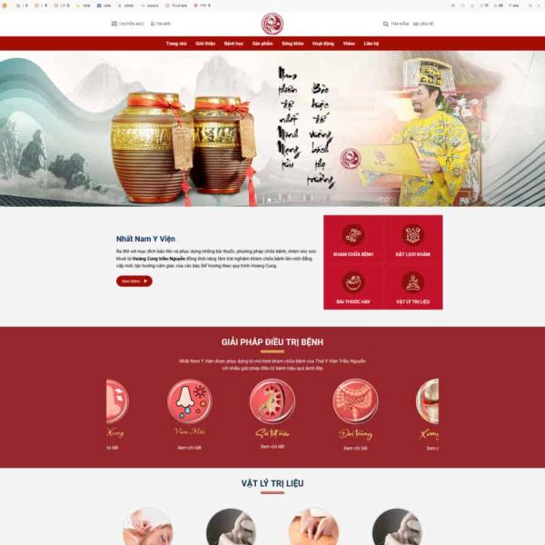 Theme WordPress phòng khám y học cổ truyền